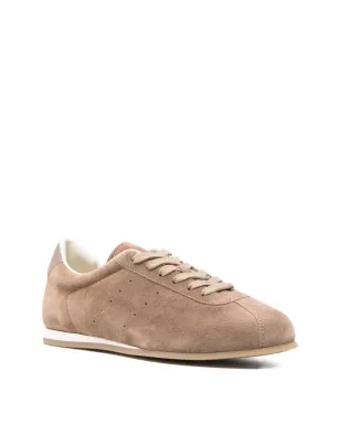 Common Projects レースアップスエードレザースニーカー - ブラウン - サムネイル2