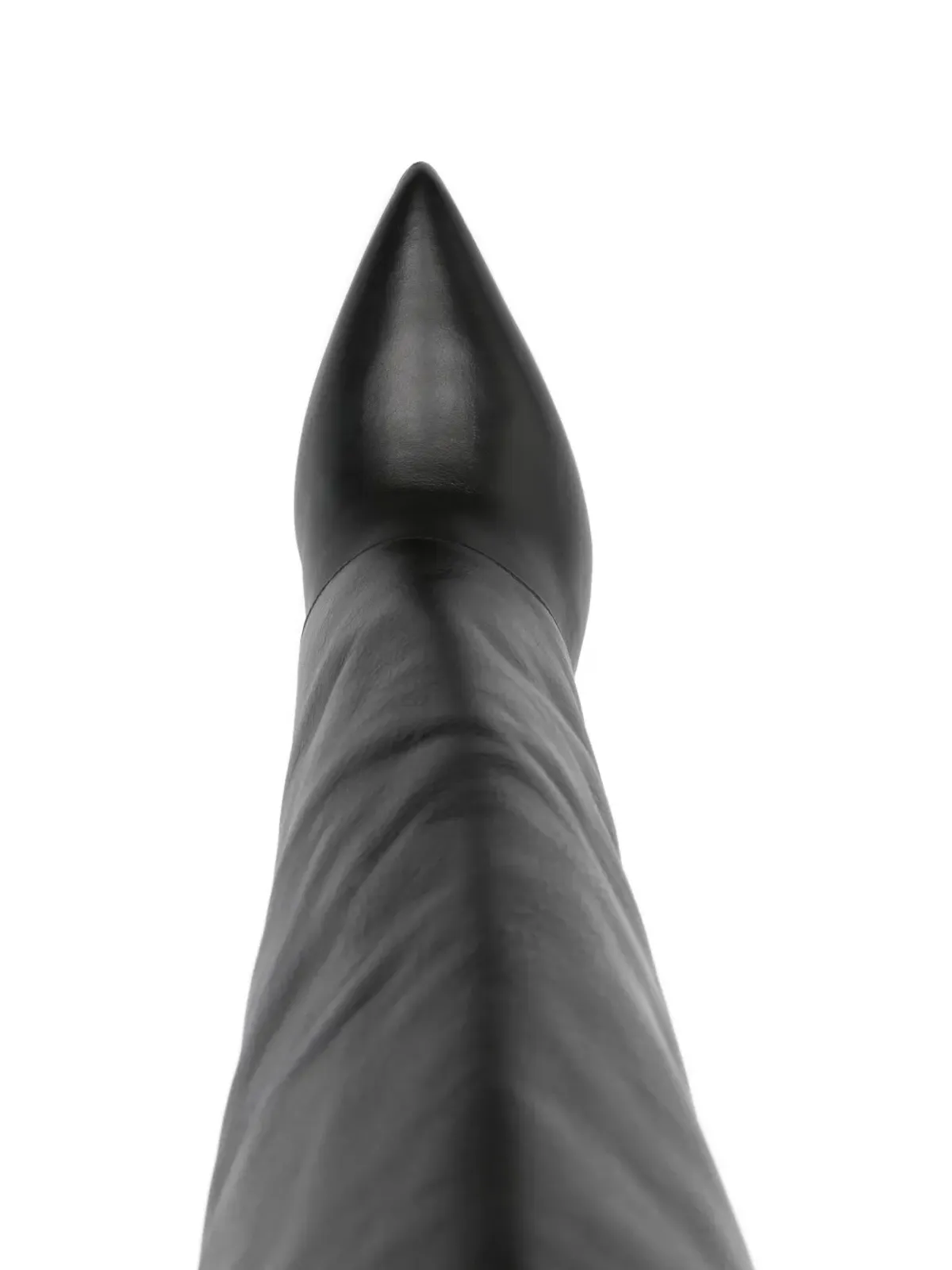 Gisel Moire バックルディテール カーフレザー ブーツ - 画像4