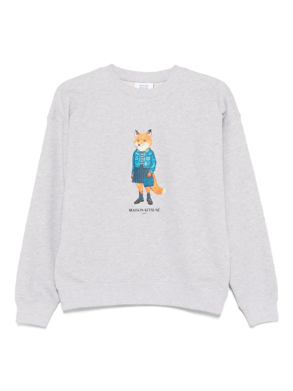 Maison Kitsuné ドレスドフォックスプリントスウェットシャツ - 画像1