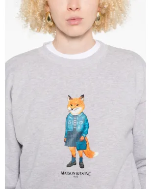 Maison Kitsuné ドレスドフォックスプリントスウェットシャツ - サムネイル5