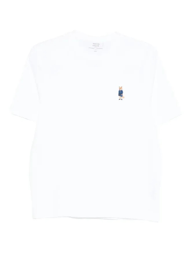 Maison Kitsuné Maison Kitsuné フォックス刺繍入り Tシャツの商品画像