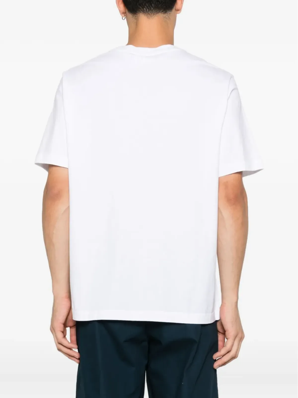 Maison Kitsuné フォックス刺繍Tシャツ - ホワイト - 画像3