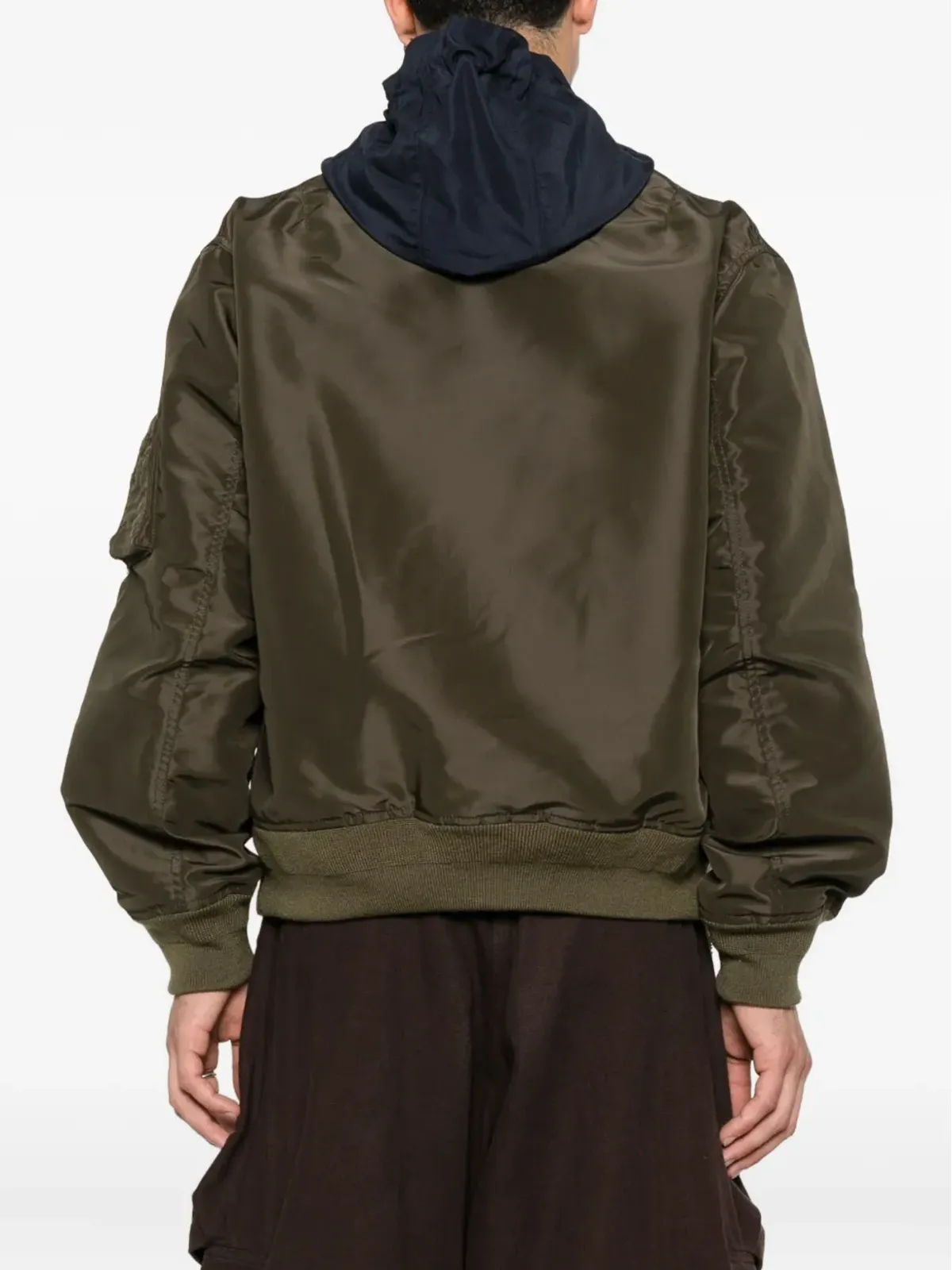 sacai ボンバージャケット（フード付き）- グリーン - 画像4