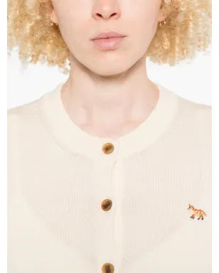 Maison Kitsuné フォックス刺繍ボタン留めカーディガン - サムネイル5