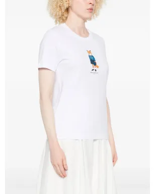 Maison Kitsuné ドレスド・フォックス柄 コットンTシャツ - サムネイル3