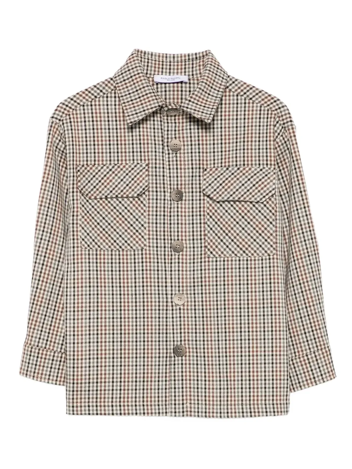 Paolo Pecora Kids チェックシャツ - 画像1