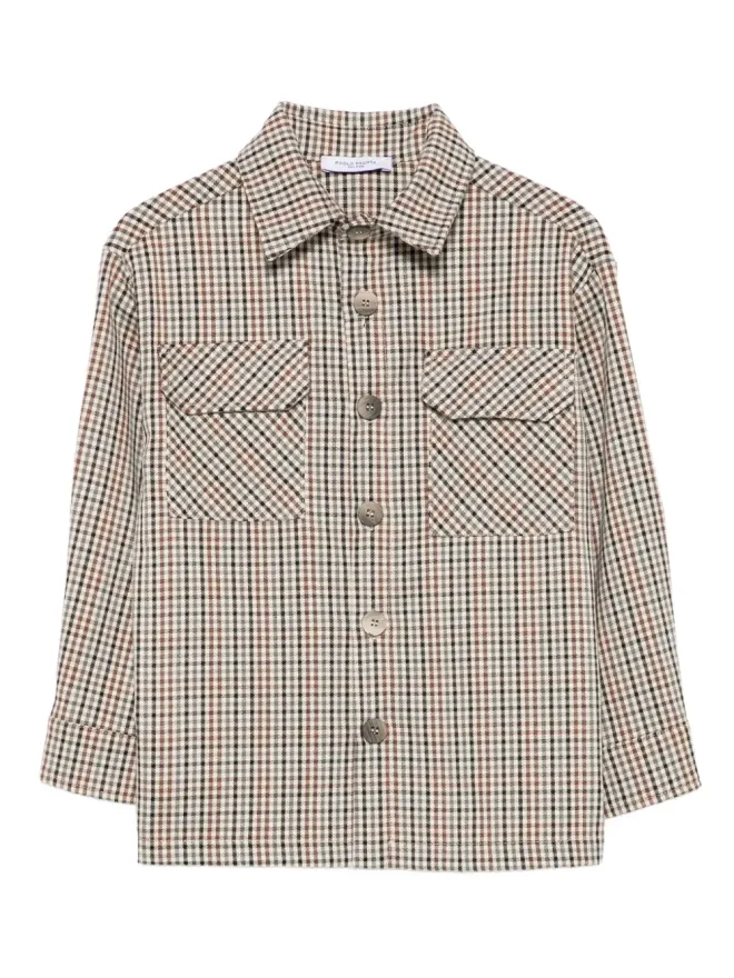 Paolo Pecora Kids Paolo Pecora Kids チェックシャツの商品画像