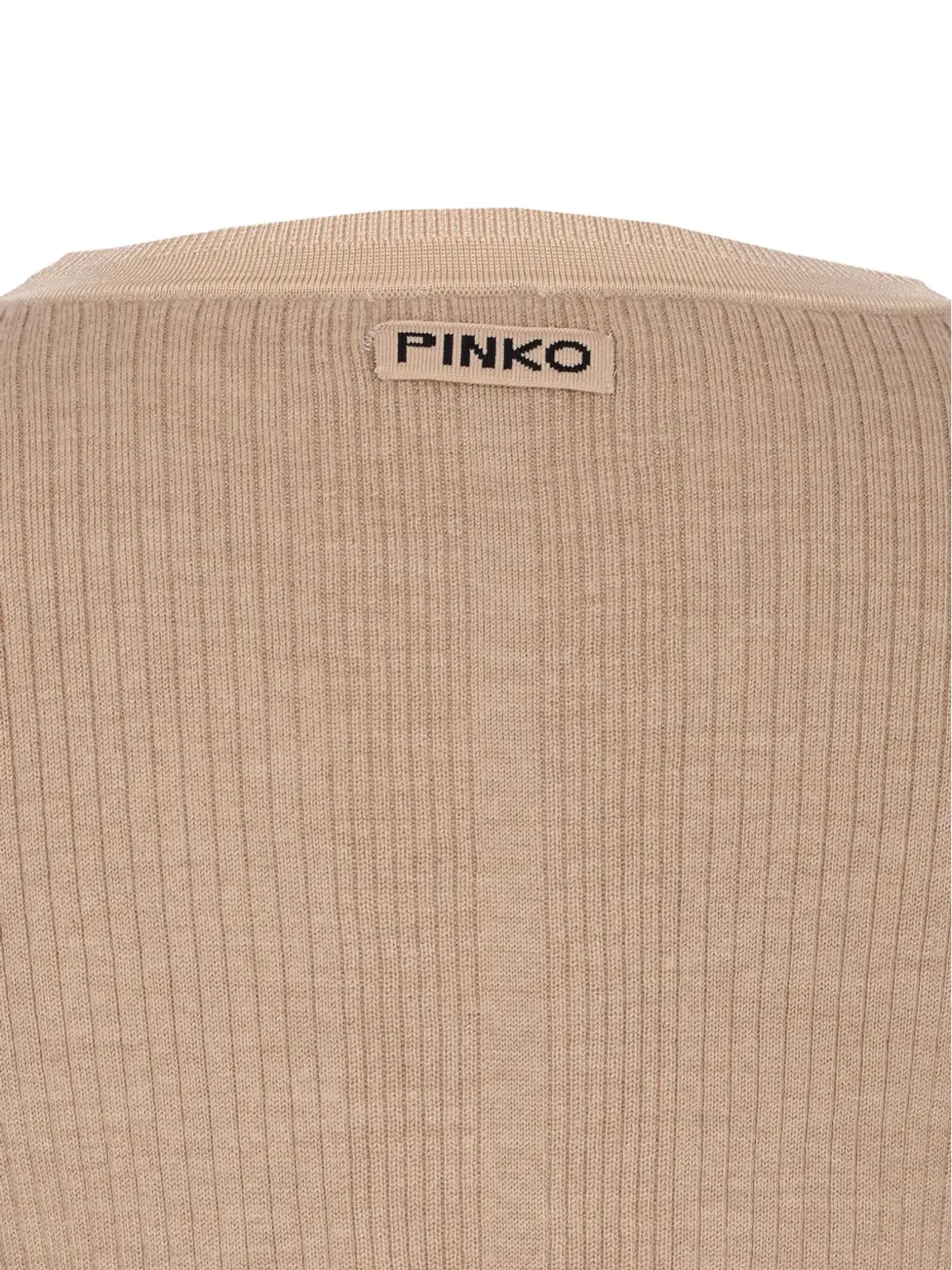 PINKO リブ編みVネックカーディガン - 画像4