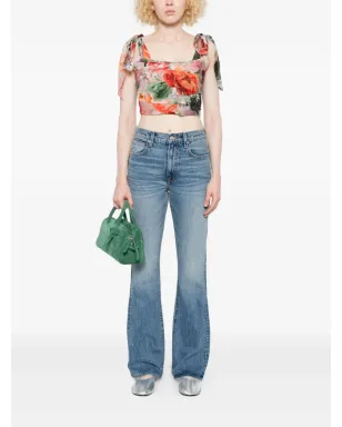 alice + olivia 花柄プリント タイディテール ブラウス - サムネイル2