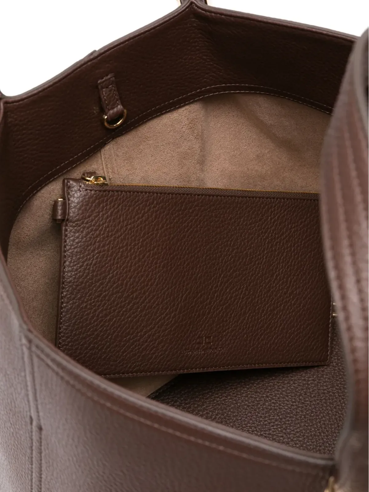 Elisabetta Franchi 金具ディテールのトートバッグ - 画像5