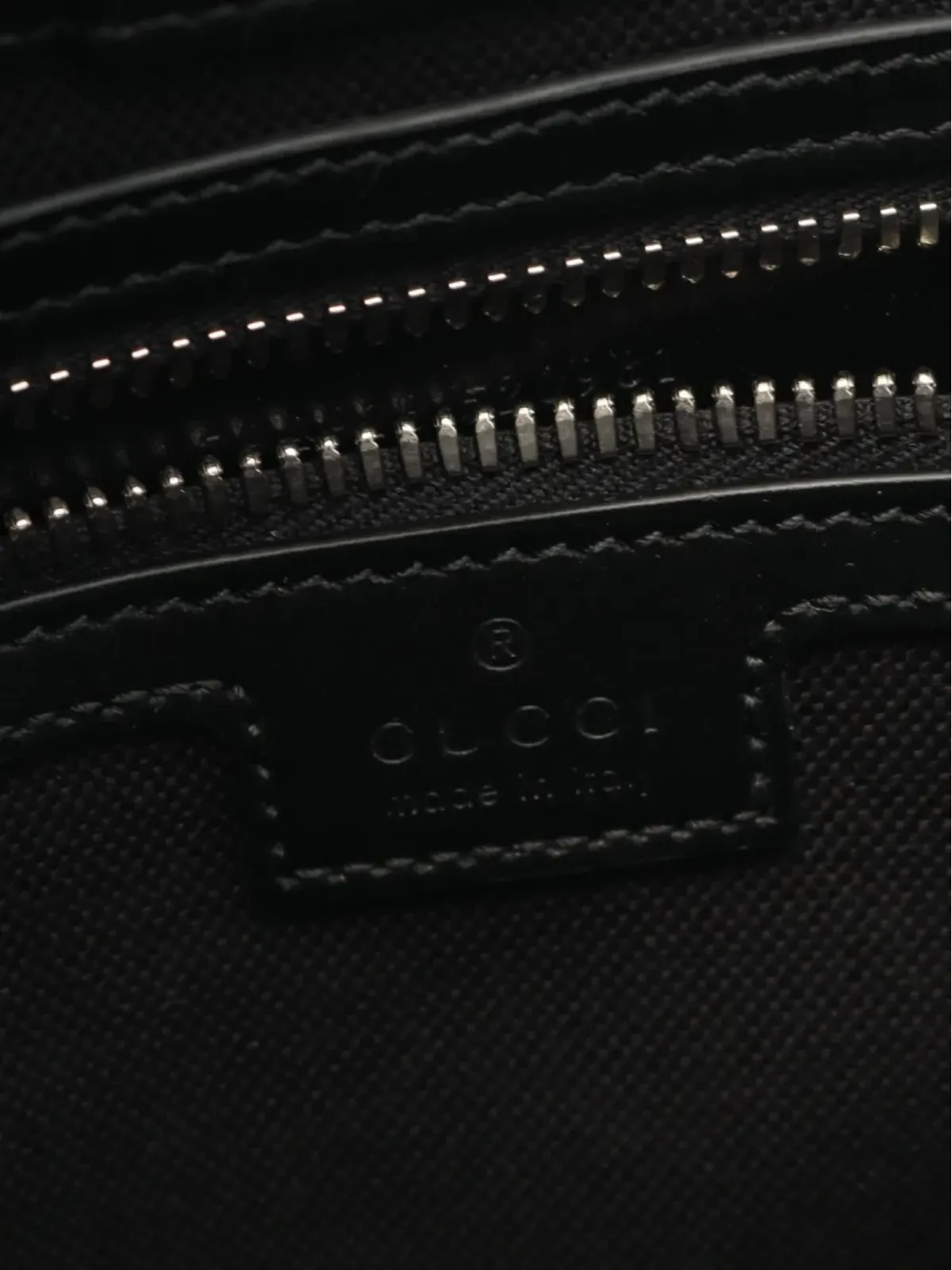 Gucci Pre-Owned GG Supreme レザー トートバッグ ブラック - 画像4