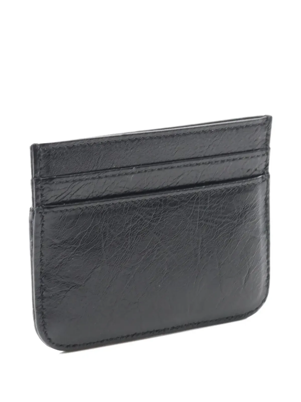 Balenciaga Pre-Owned モナコ レザー カードケース - ブラック - 画像2