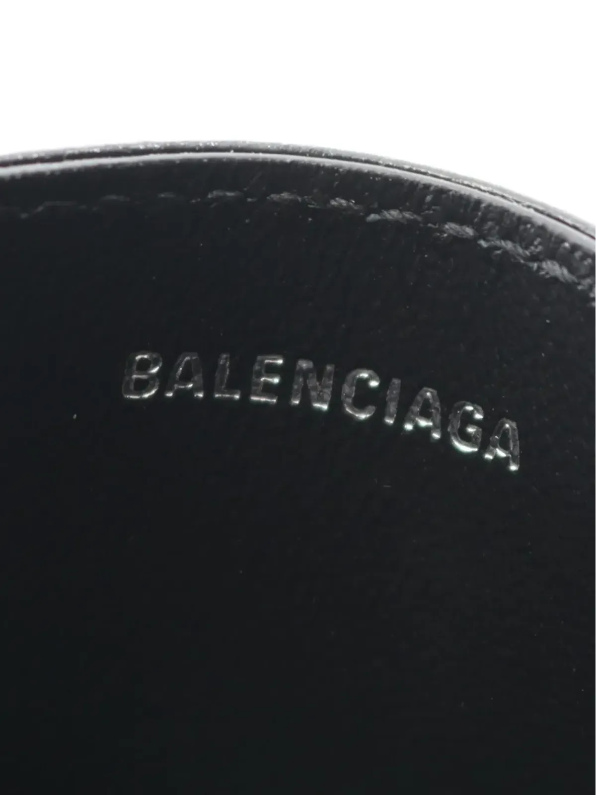 Balenciaga Pre-Owned モナコ レザー カードケース - ブラック - 画像4