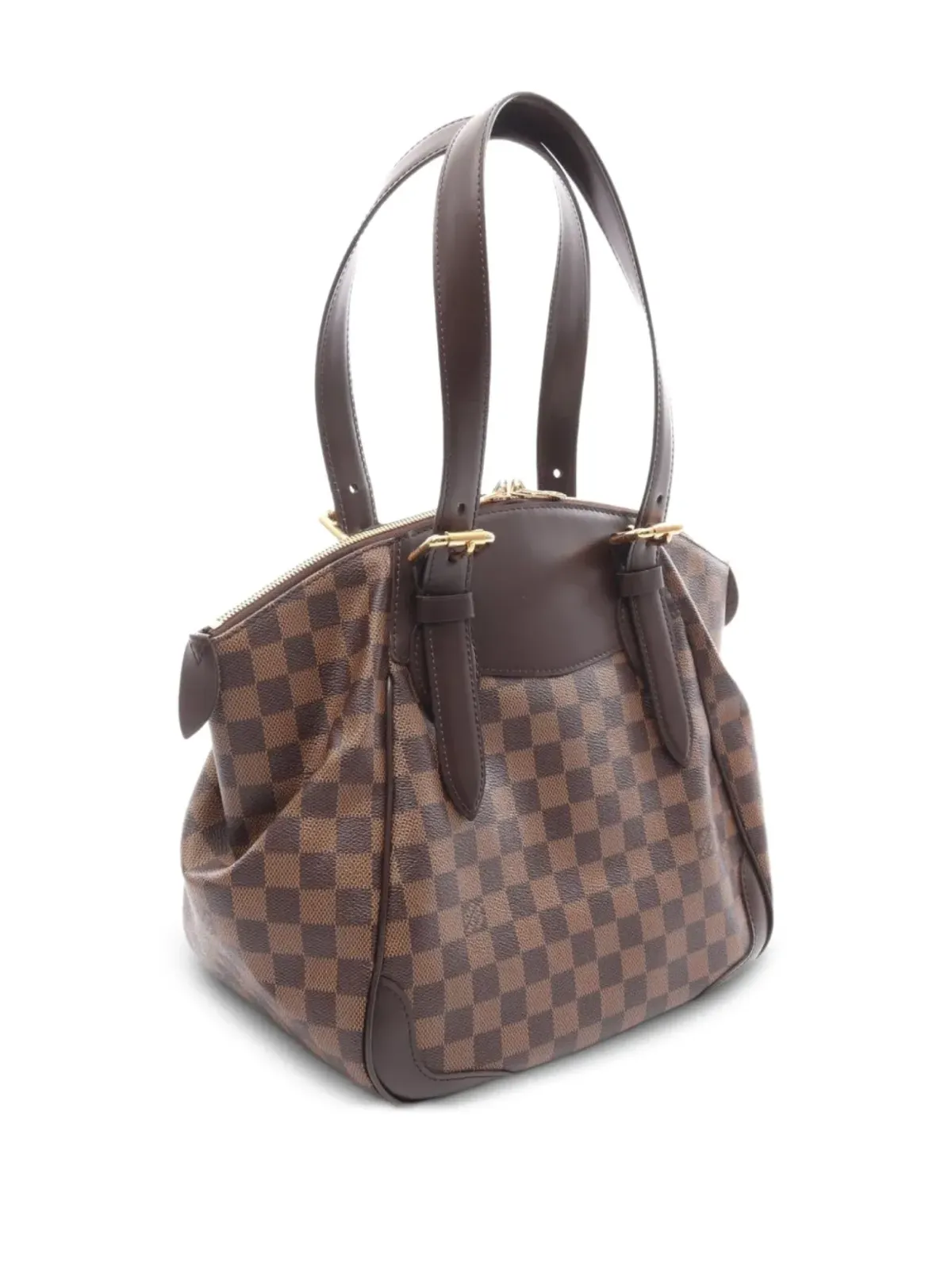 Louis Vuitton Pre-Owned ヴェローナ ダミエ・エベヌ レザー ショルダーバッグ - ブラウン - 画像2