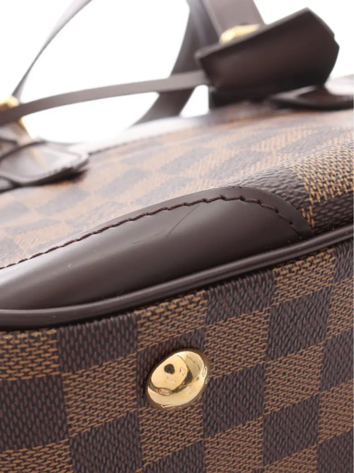 Louis Vuitton Pre-Owned ヴェローナ ダミエ・エベヌ レザー ショルダーバッグ - ブラウン - 画像3