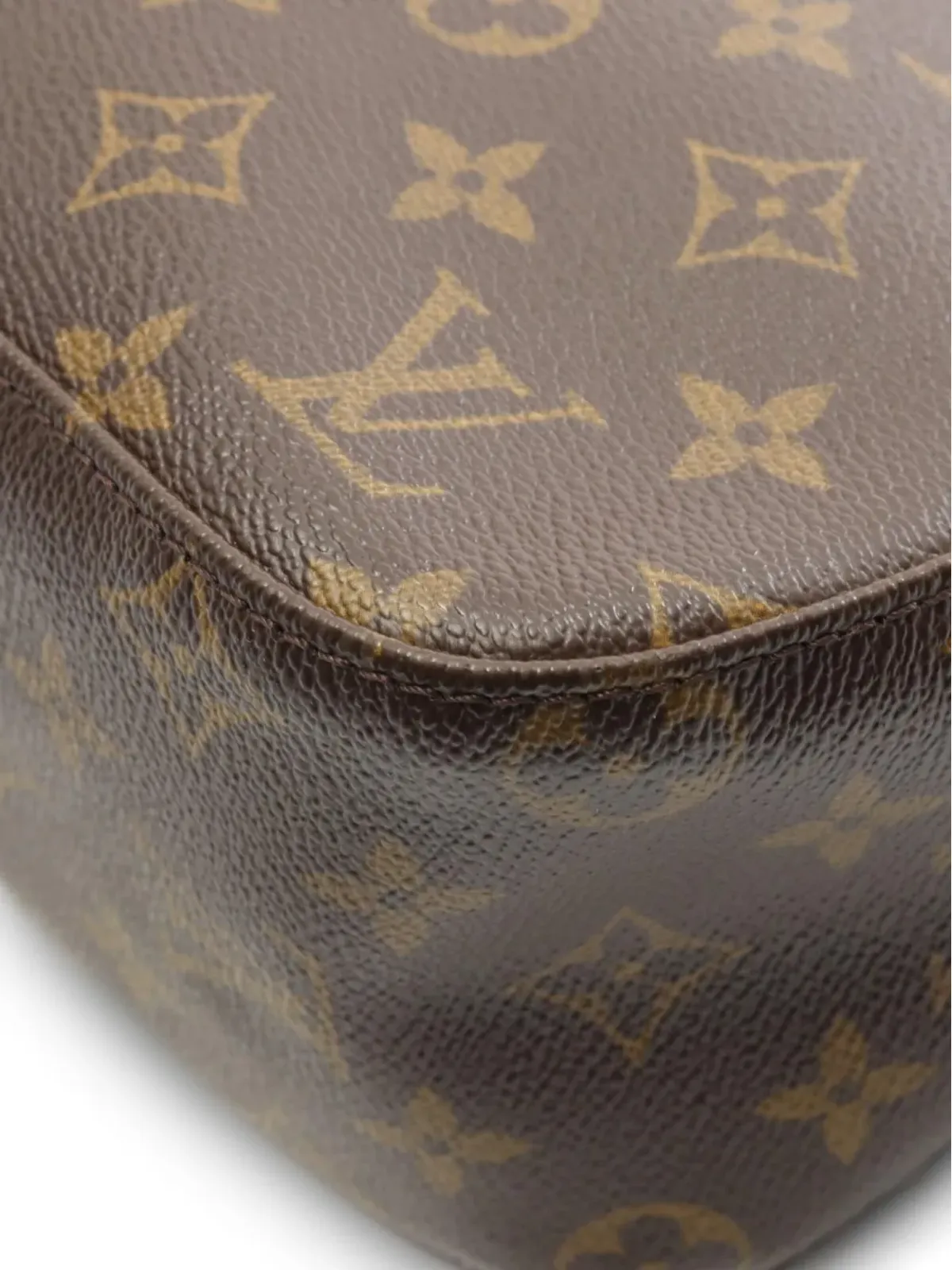 Louis Vuitton ビンテージ ルーピングMM ショルダーバッグ ブラウン - 画像3
