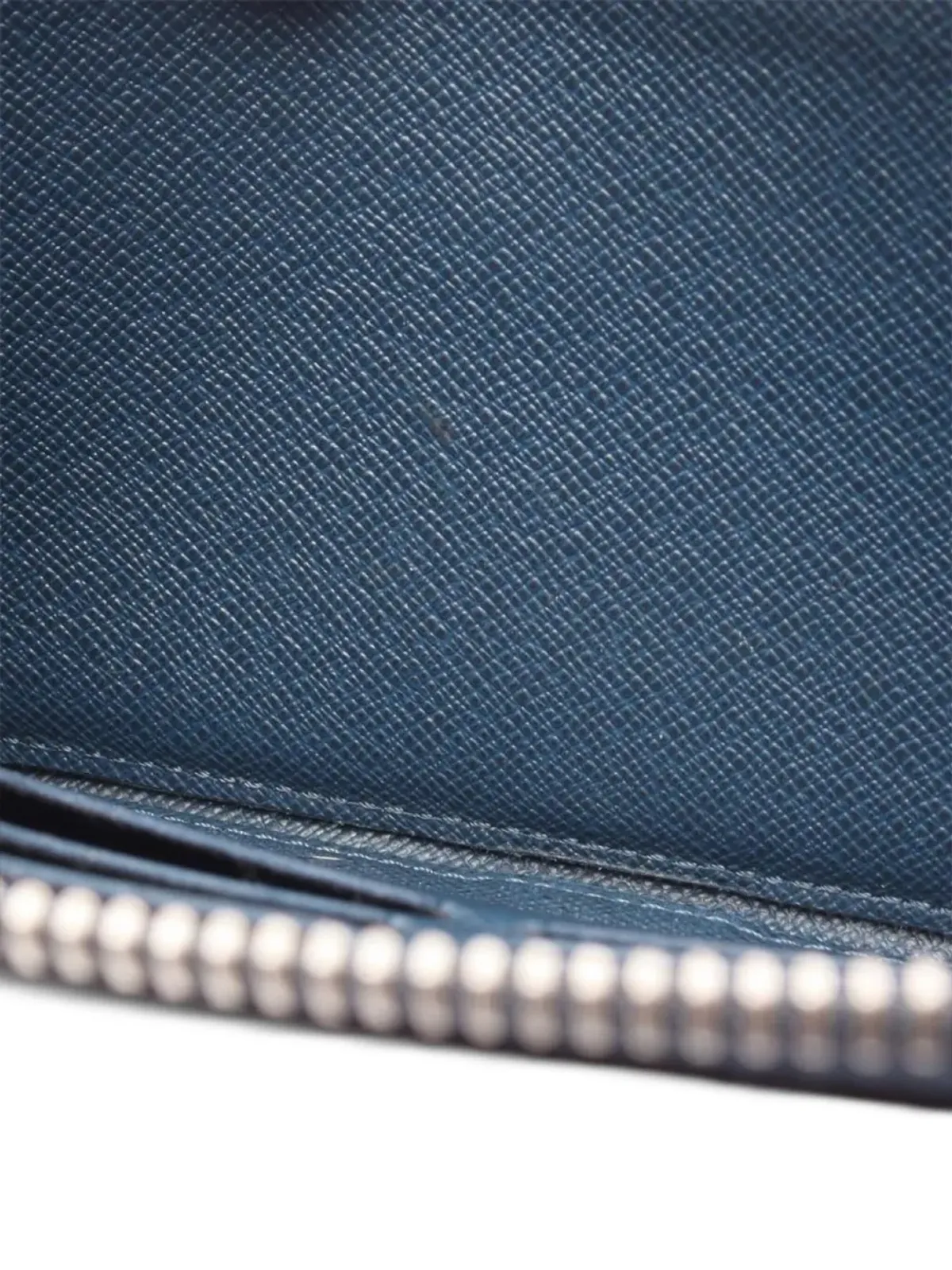 Louis Vuitton ビンテージ 2015 ジッピー・オーガナイザー レザー ウォレット ブルー - 画像4
