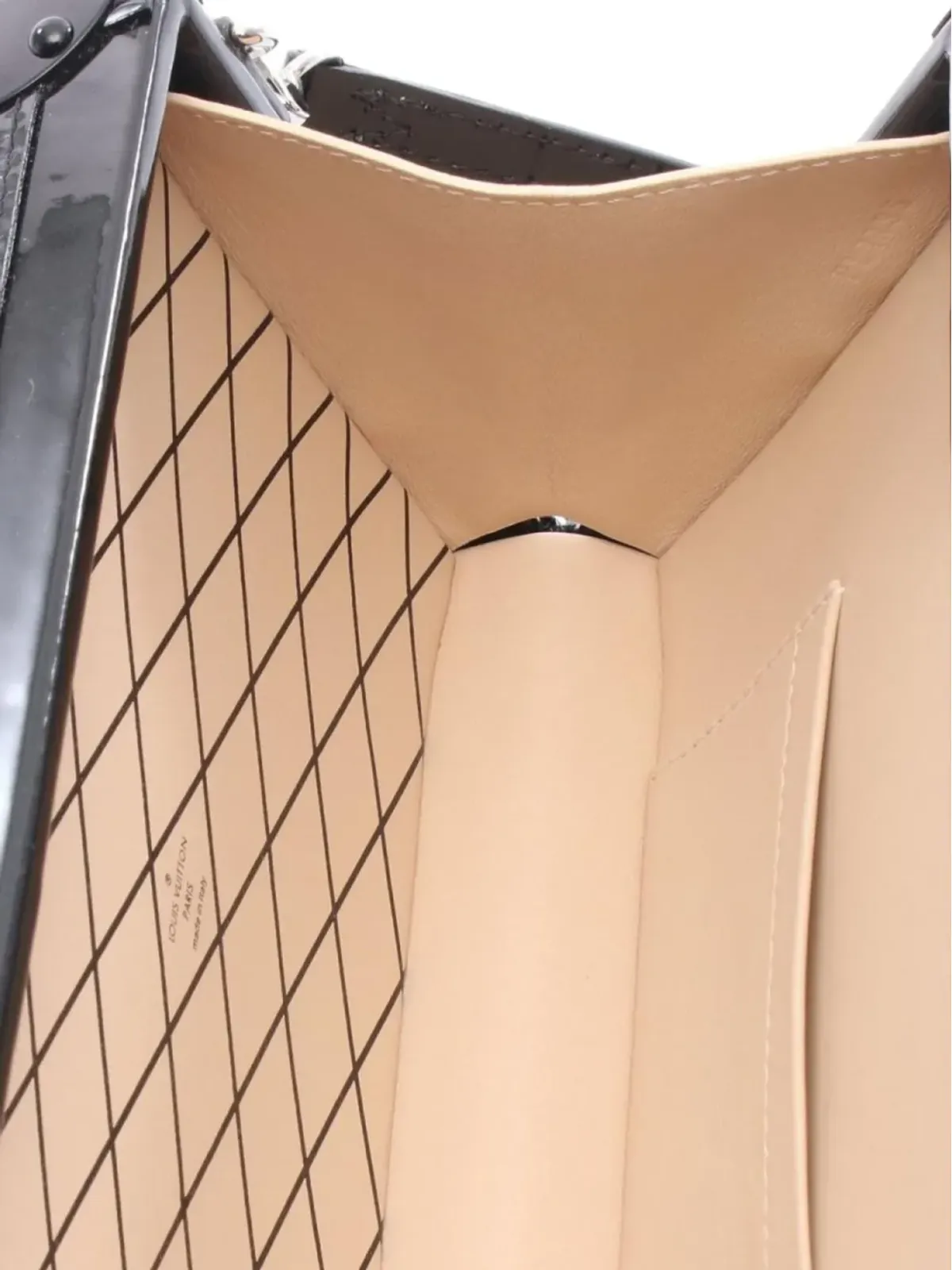 Louis Vuitton ビンテージ 2015年製 ペティット・マル スパンコール装飾付きクラッチバッグ ブラック - 画像4