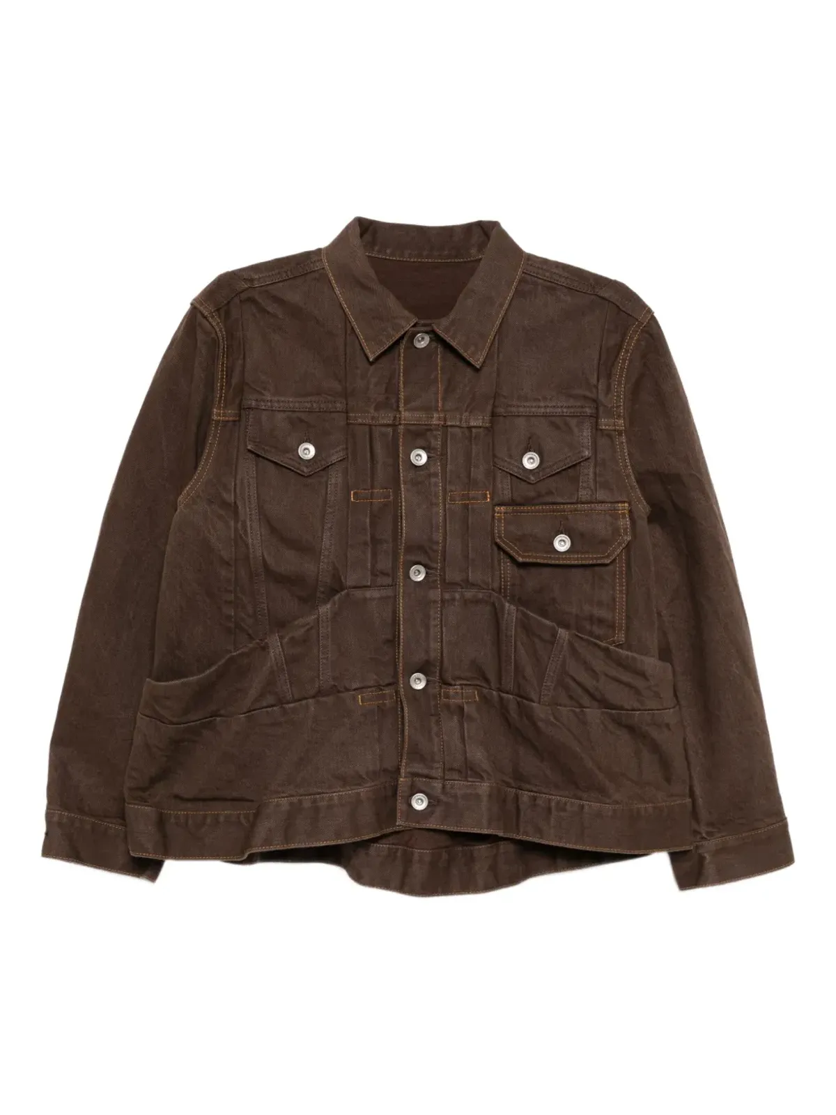 sacai コットンデニムジャケット - 画像1