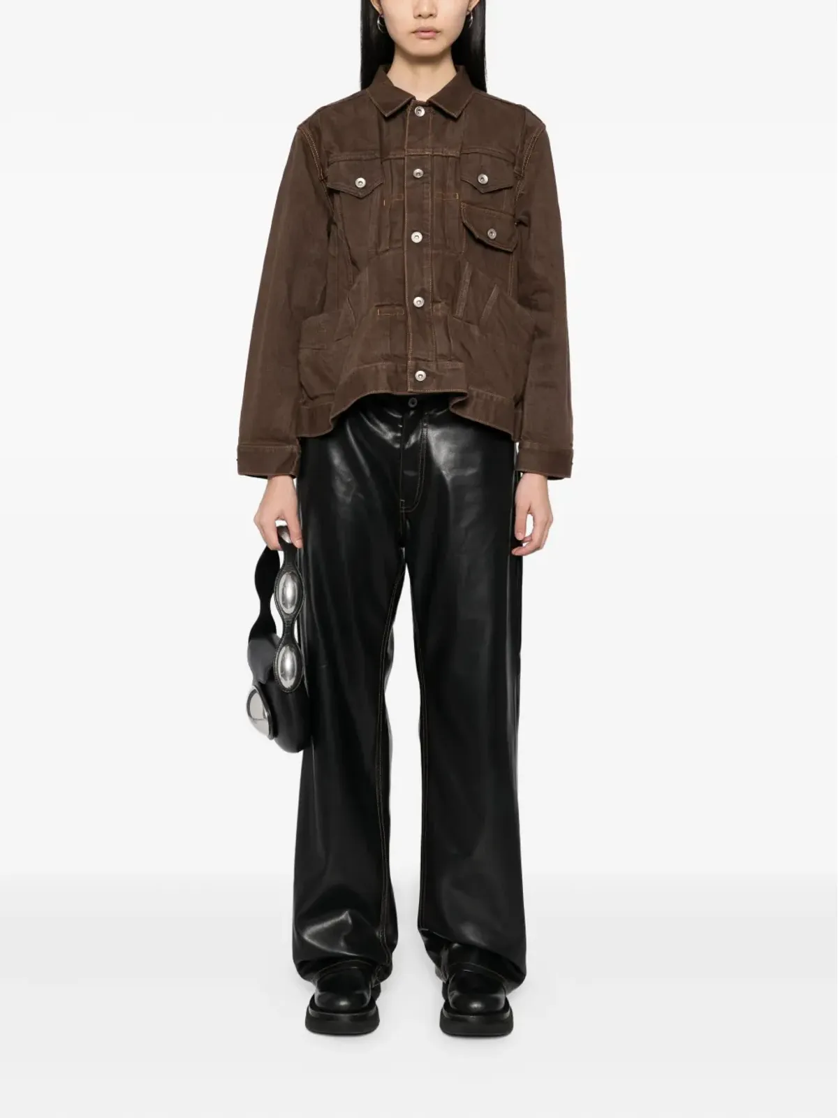 sacai コットンデニムジャケット - 画像2