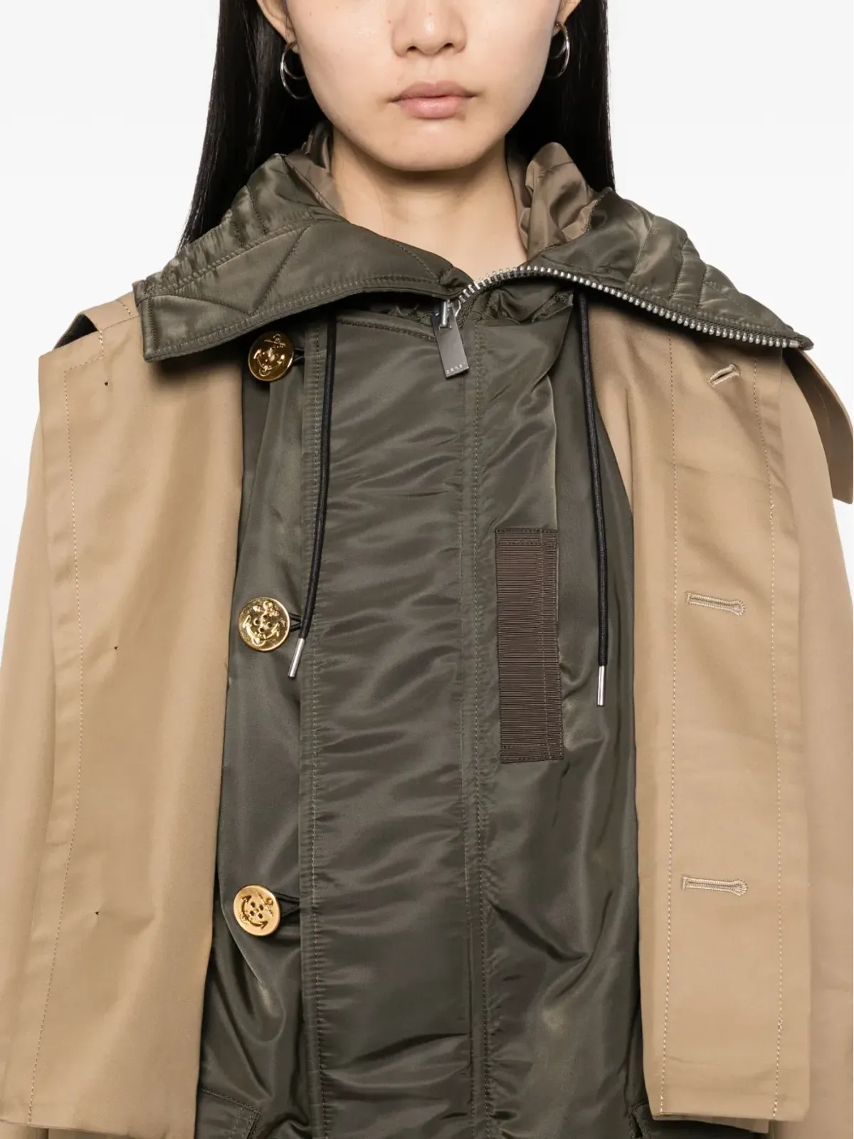 sacai ダブルレイヤードジャケット - 画像5
