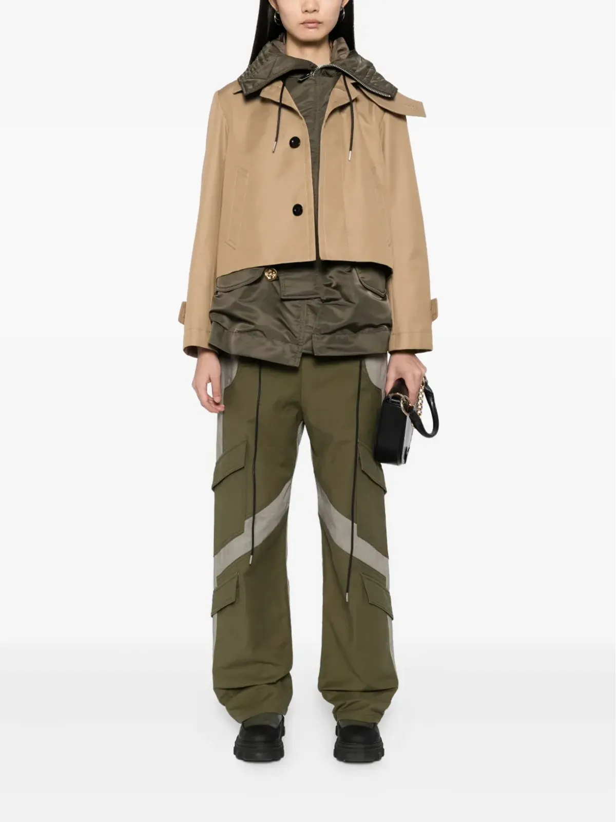 sacai ダブルレイヤードジャケット - 画像2