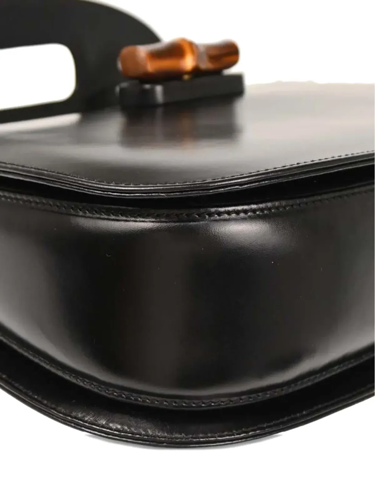 Gucci Pre-Owned レザー トートバッグ ブラック - 画像5