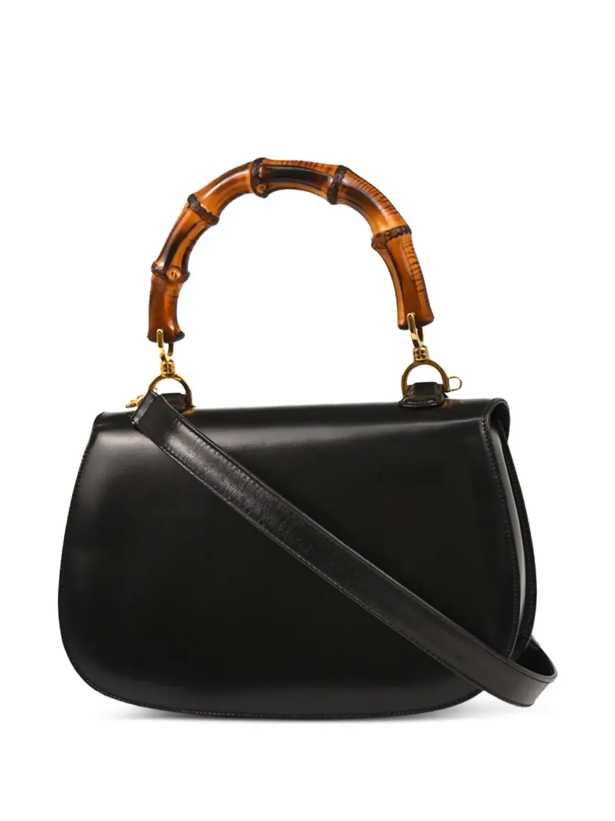 Gucci Pre-Owned レザー トートバッグ ブラック - 画像2