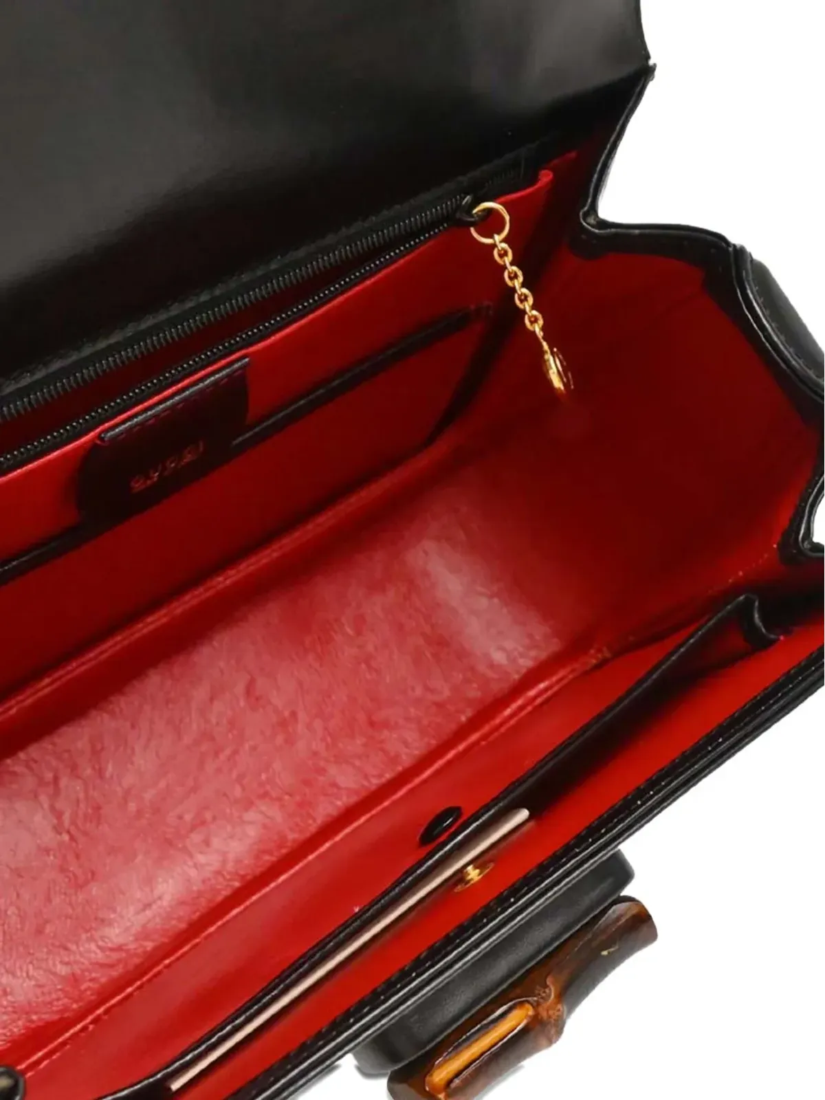 Gucci Pre-Owned レザー トートバッグ ブラック - 画像3