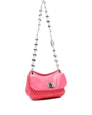Miu Miu ビンテージ マテラス柄クリスタル付きショルダーバッグ - ピンク - サムネイル2