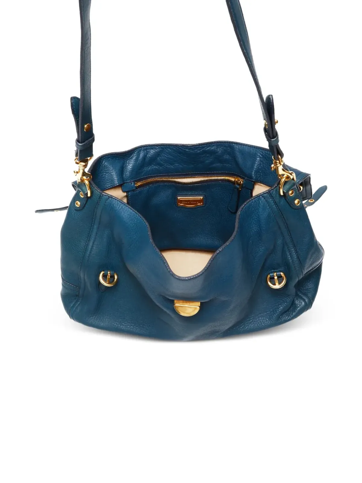 Miu Miu Pre-Owned ターンロックショルダーバッグ グリーン - 画像4