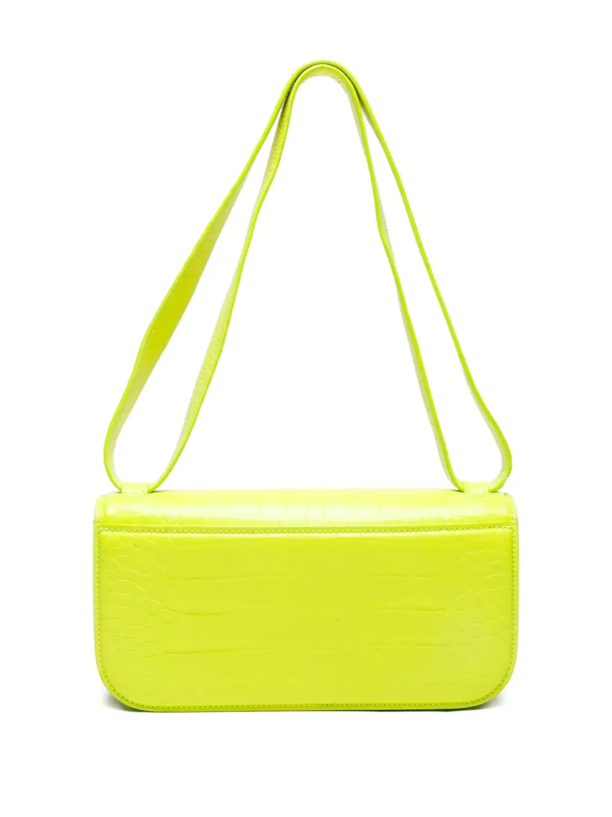 Balenciaga Pre-Owned ゴシップ・クロコダイル柄ショルダーバッグ - Yellow - 画像2