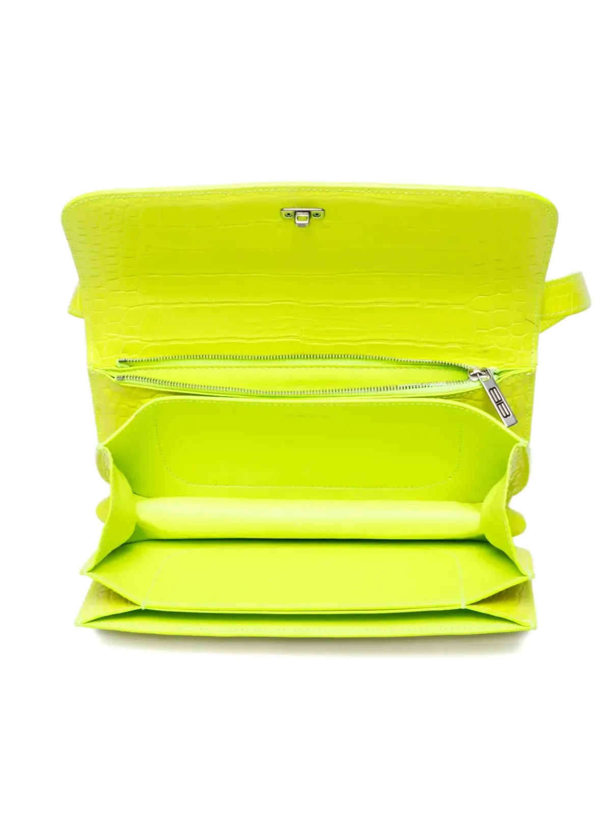 Balenciaga Pre-Owned ゴシップ・クロコダイル柄ショルダーバッグ - Yellow - 画像4