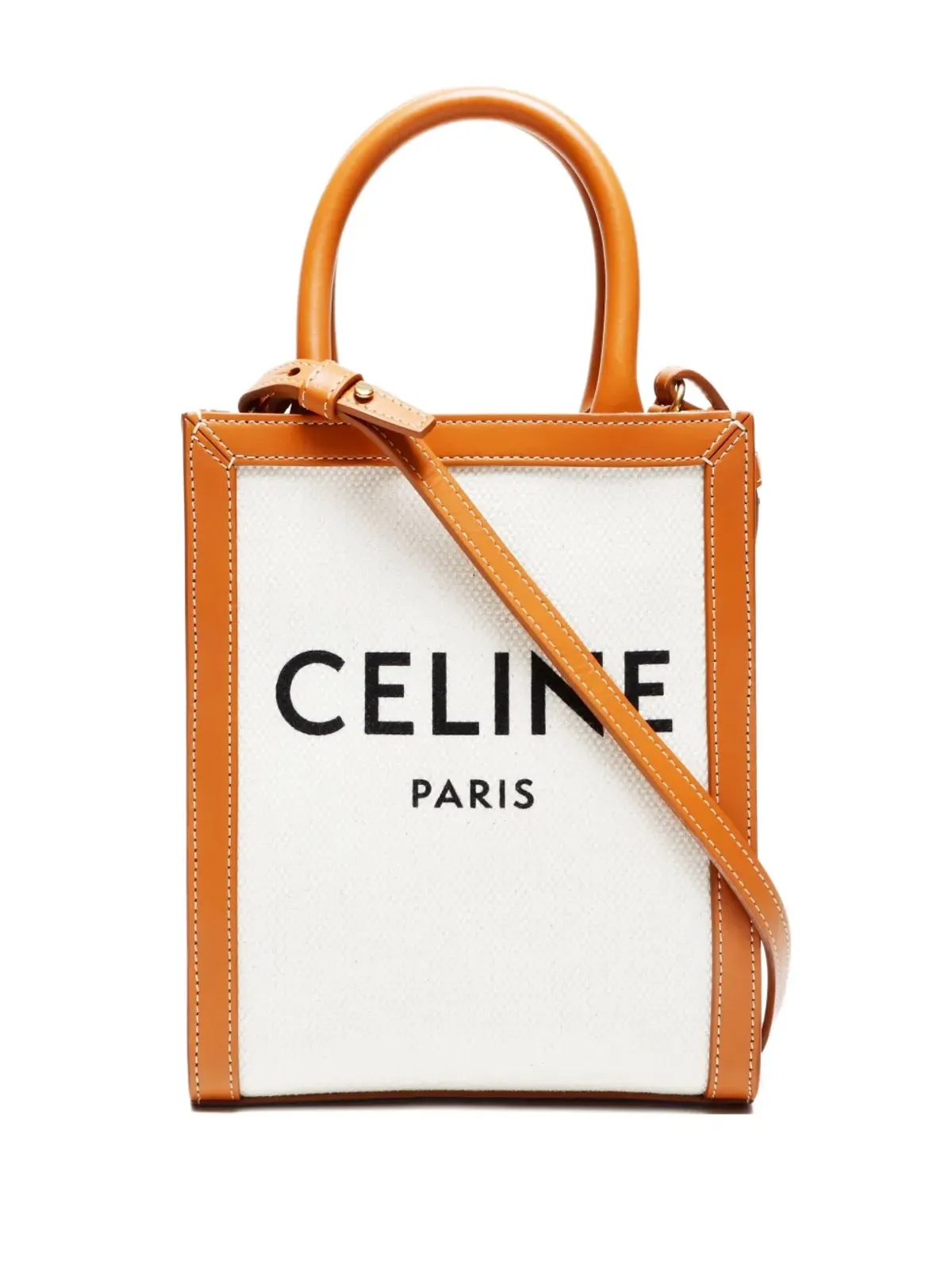 Celine Pre-Owned ミニ縦型カバス ハンドバッグ - White - 画像1