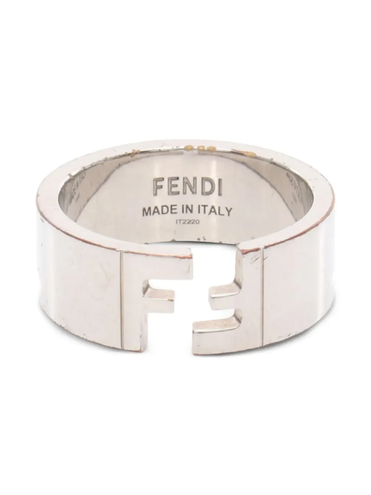 Fendi Pre-Owned 00s FFロゴ メタルリング - 画像1