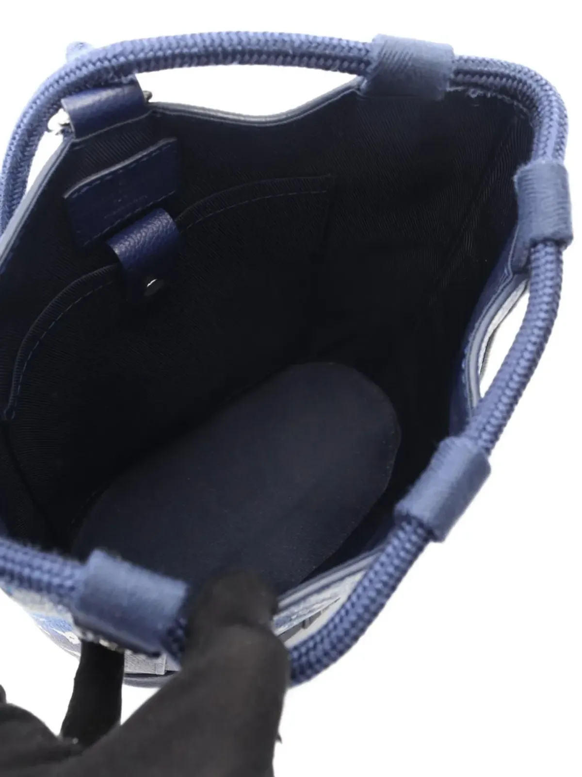 Louis Vuitton Pre-Owned 2021年 レザー バケットバッグ - ブルー - 画像5