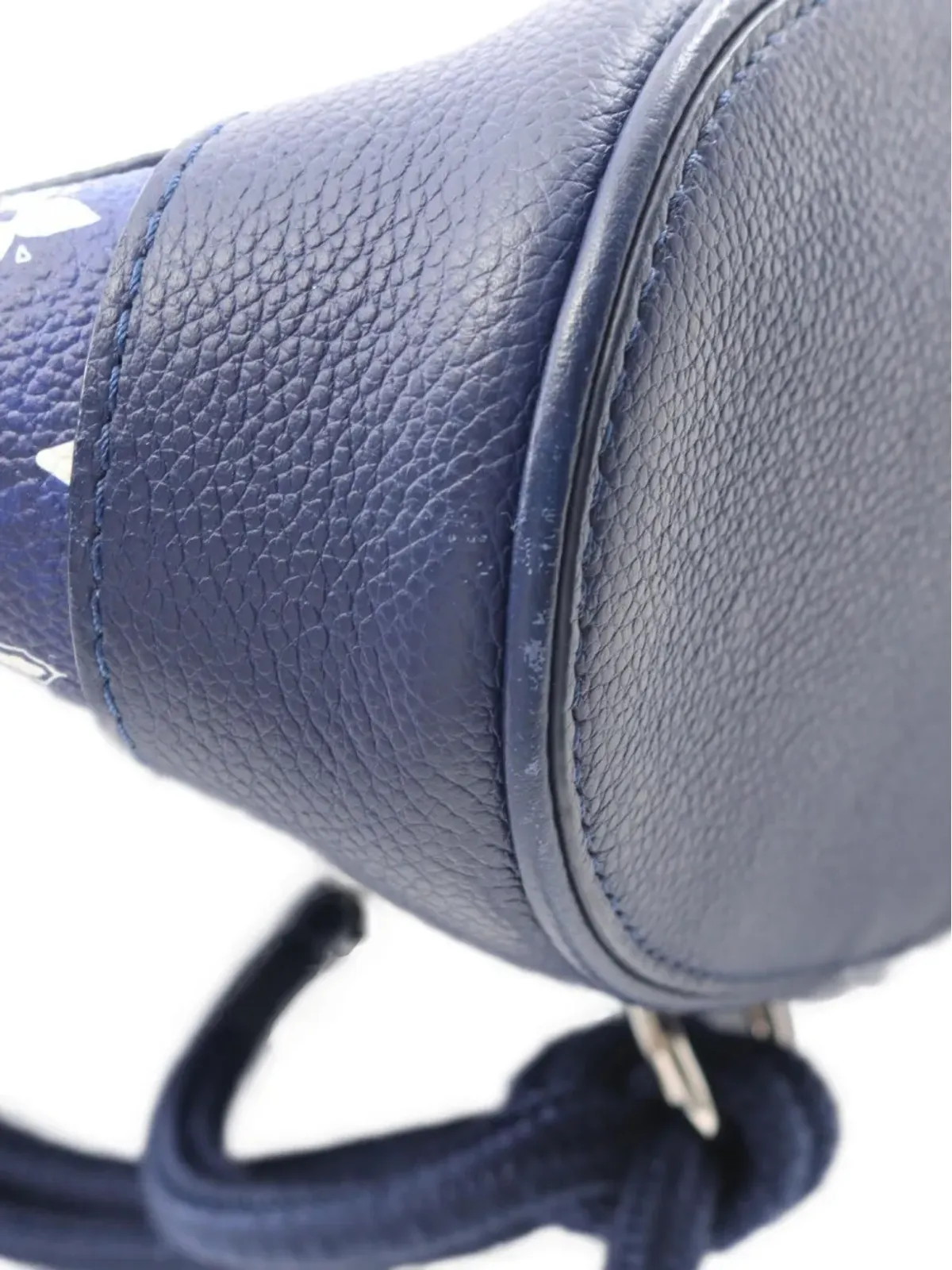 Louis Vuitton Pre-Owned 2021年 レザー バケットバッグ - ブルー - 画像4