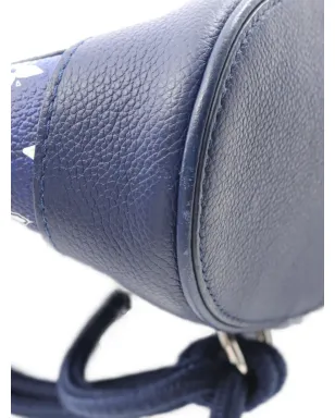 Louis Vuitton Pre-Owned 2021年 レザー バケットバッグ - ブルー - サムネイル4