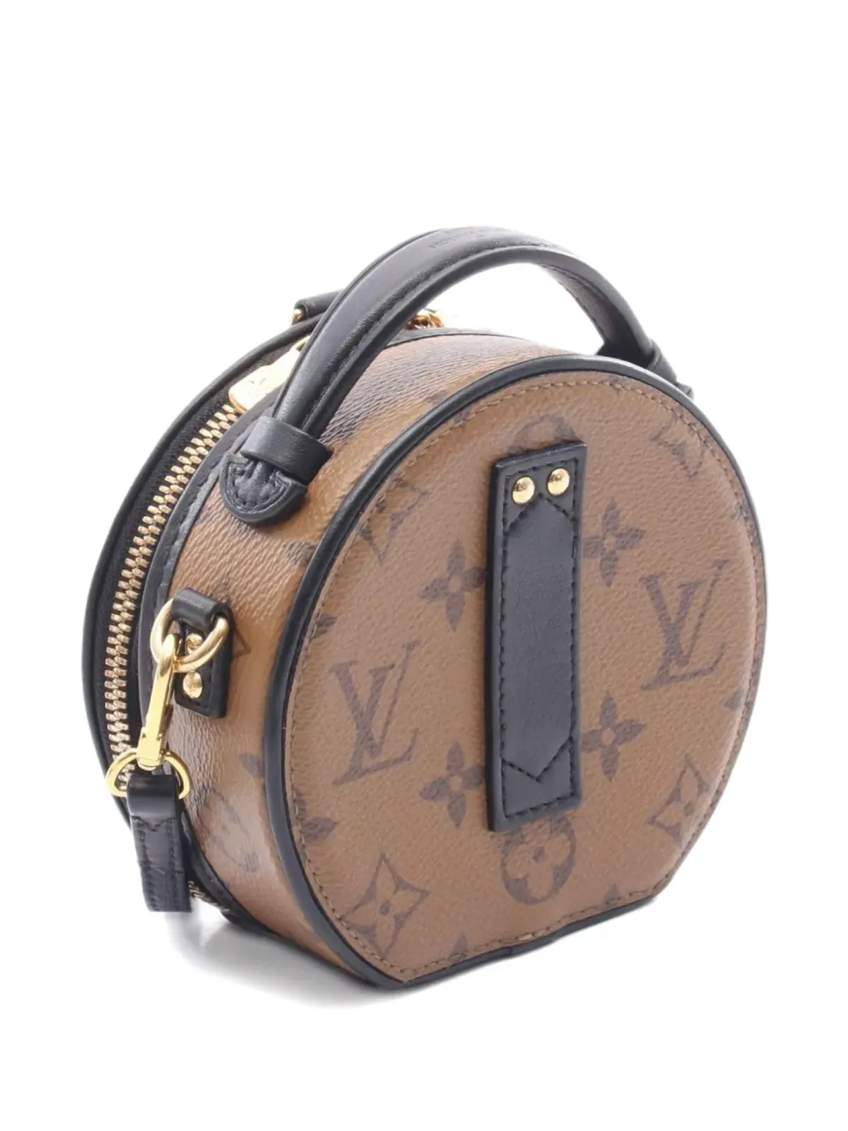 Louis Vuitton Pre-Owned ミニモノグラム ラウンドハンドバッグ - ブラウン - 画像2