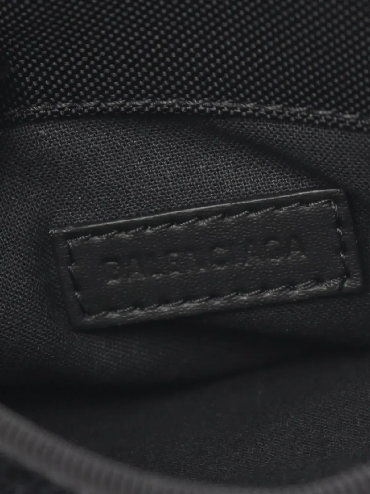 Balenciaga Pre-Owned ナイロン ポーチバッグ - ブラック - 画像4