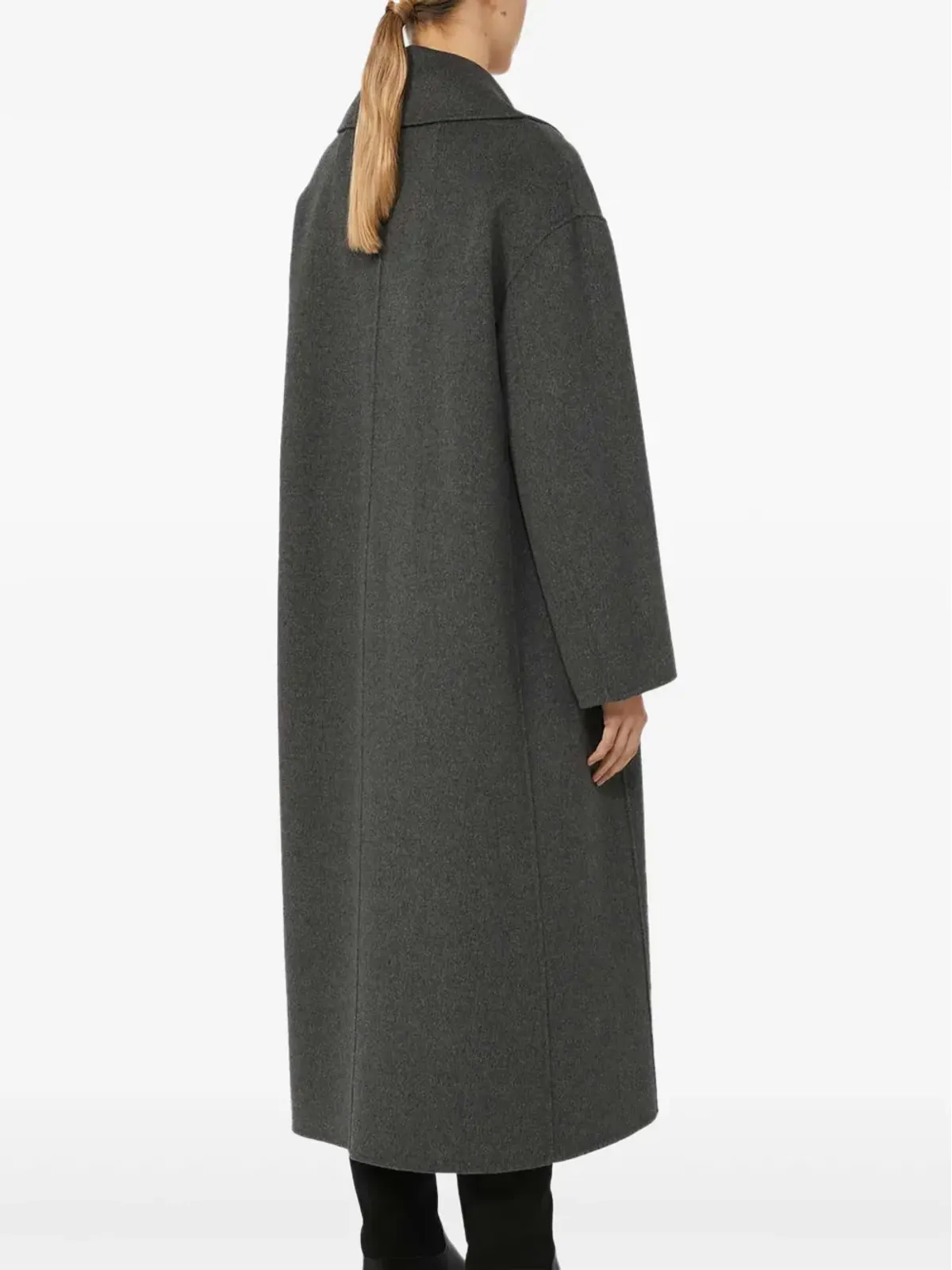 S Max Mara フラップポケット付き ダブルブレストコート - 画像3