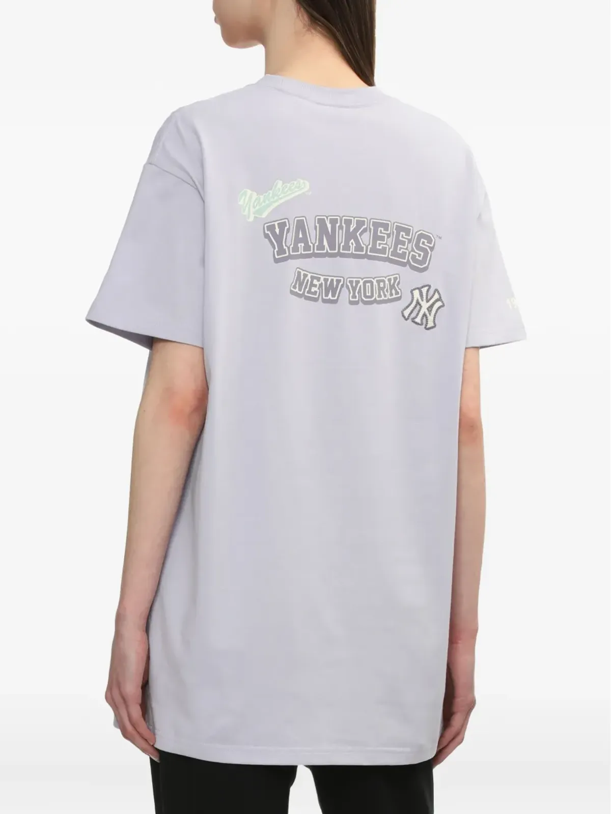 NEW ERA CAP MLB NY Yankees ロゴ刺繍 Tシャツ - 画像4
