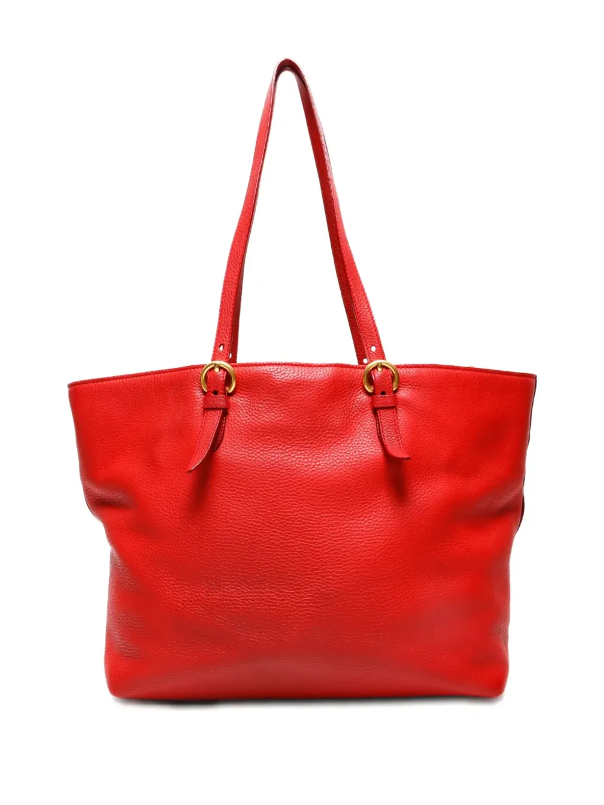 Miu Miu Pre-Owned レザートートバッグ - レッド - 画像5