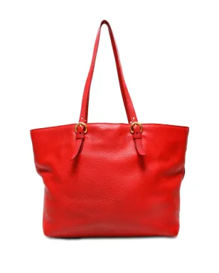 Miu Miu Pre-Owned レザートートバッグ - レッド - サムネイル5
