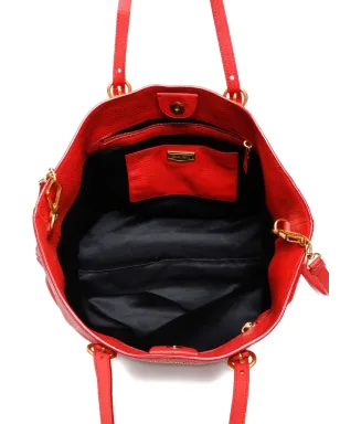 Miu Miu Pre-Owned レザートートバッグ - レッド - サムネイル3