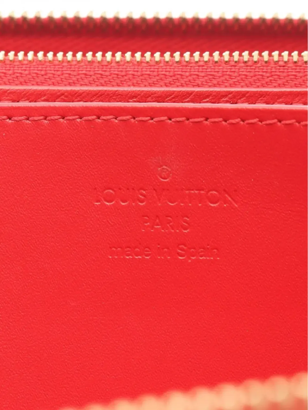 Louis Vuitton Pre-Owned ヴェルニレザー ジップアラウンド ウォレット - 画像5