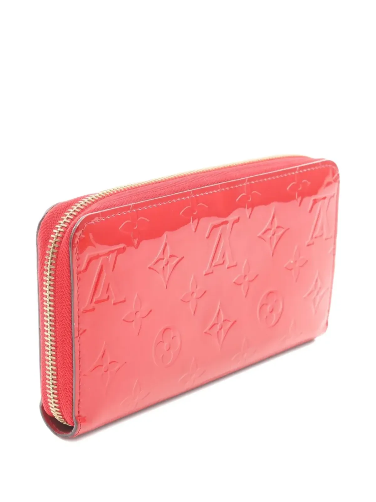 Louis Vuitton Pre-Owned ヴェルニレザー ジップアラウンド ウォレット - 画像2