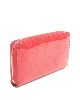 Louis Vuitton Pre-Owned ヴェルニレザー ジップアラウンド ウォレット - サムネイル2