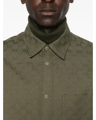 Gucci モノグラムエンボス加工シャツ - サムネイル5