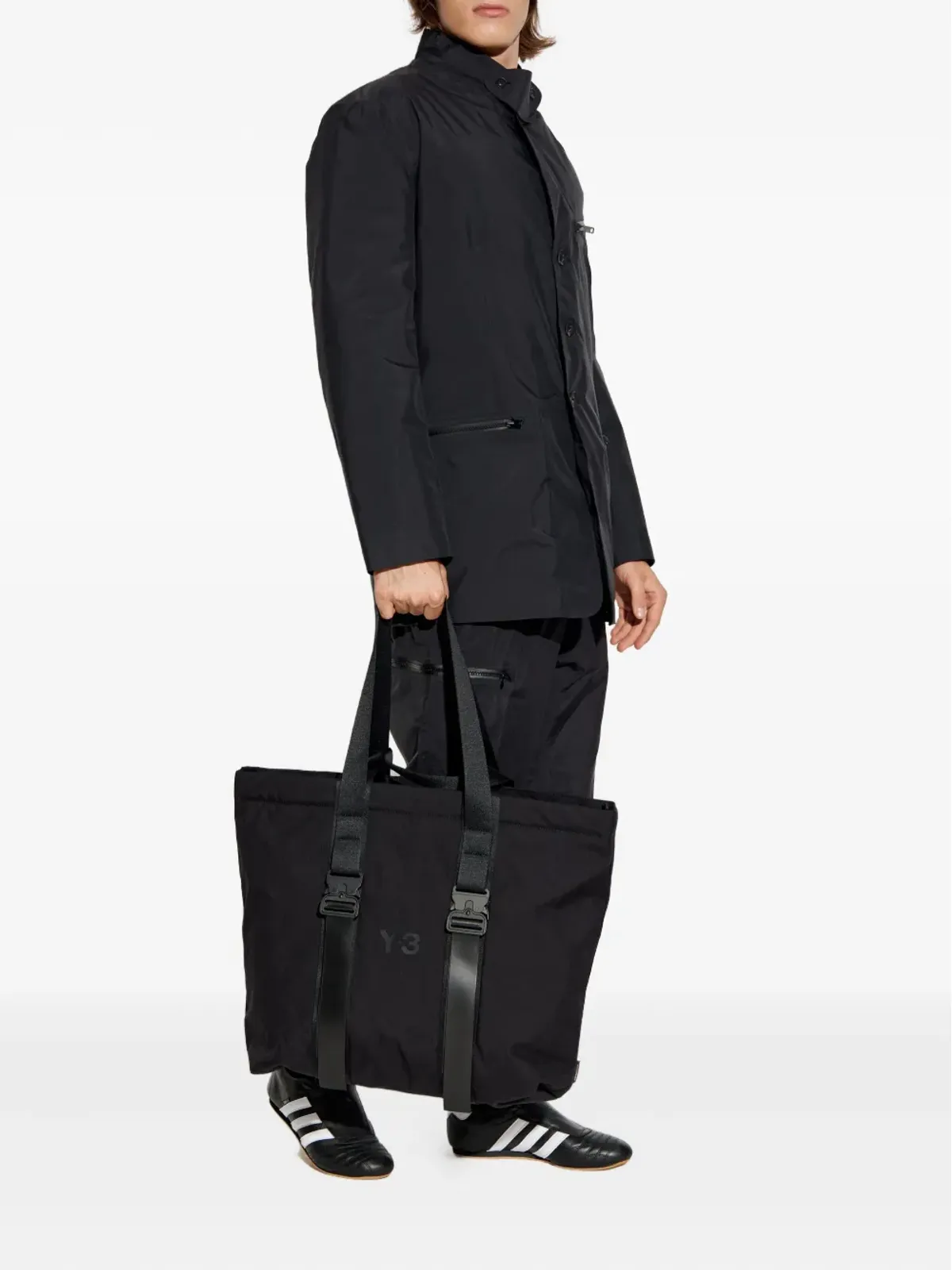 Y-3 ボタン留めシャツジャケット - 画像2